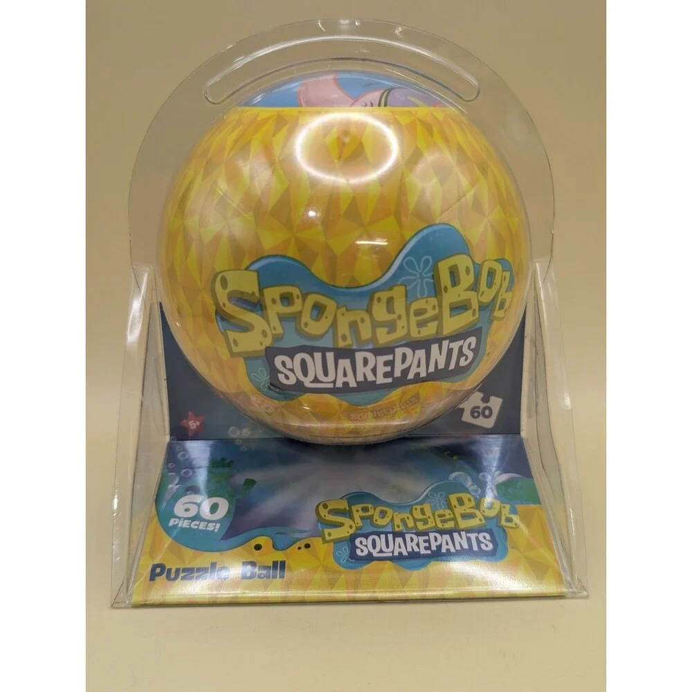 SpongeBob SquarePants 3D Puzzle Ball 60pc Prime 3D Nickelodeon New Sealed 2024